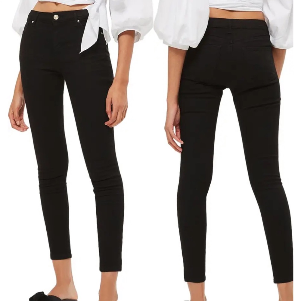 TOPSHOP Sidney Skinny Jeans Mid Rise